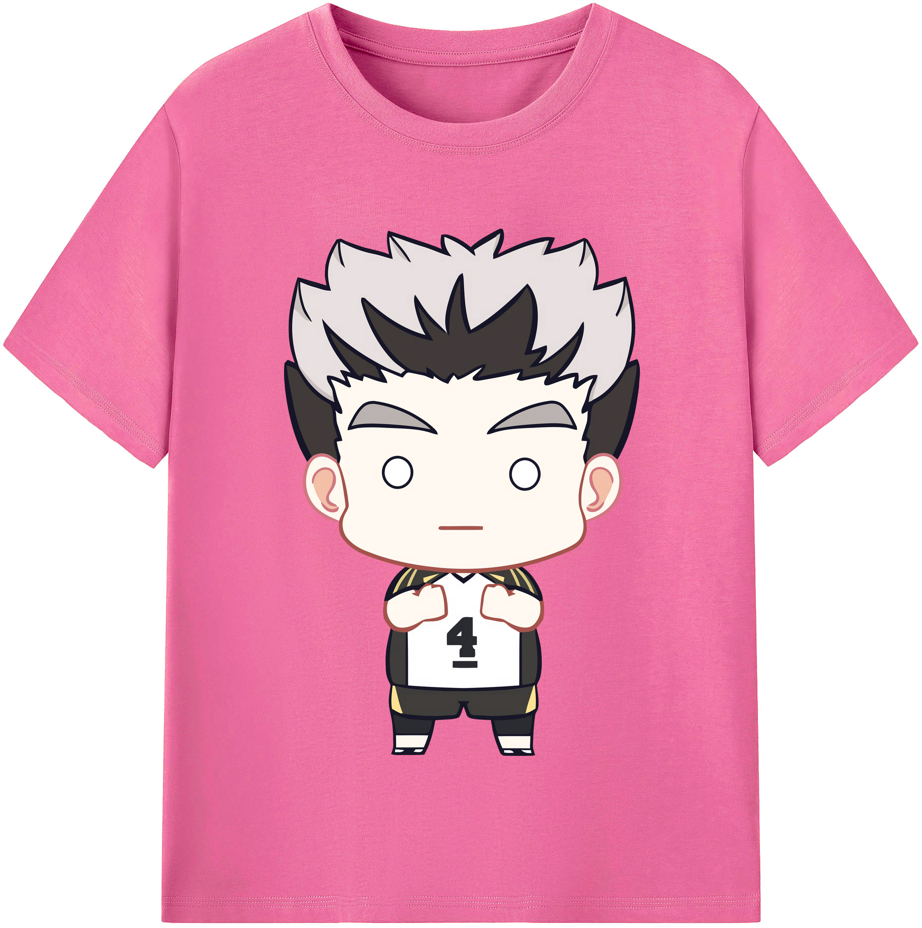 （画像用） ハイキュー!! Haikyu!! レディースカジュアルプリントTシャツ（綿100％）